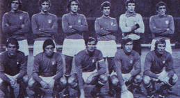 A typical Azzurri formation of 1973